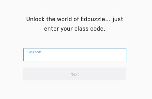 And then, enter the Class Code. You can get the Class Code from your respective teacher. 