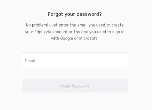 Enter your Email and click on Reset Password. 